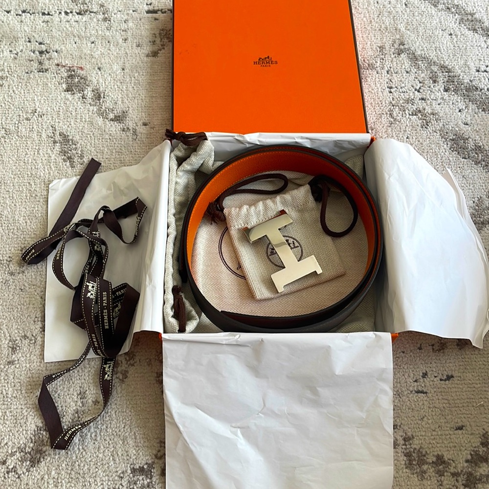 Brand New Hermes Belt- size S-M (still in box with dust bags and everything.)